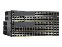 Cisco Catalyst 2960X-48FPD-L - Commutateur - Géré - 48 x 10/100/1000 (PoE+) + 2 x 10 Gigabit SFP+ - de bureau, Montable sur rack - PoE+ (740 W) - reconditionné WS-C2960X48FPDL-RF